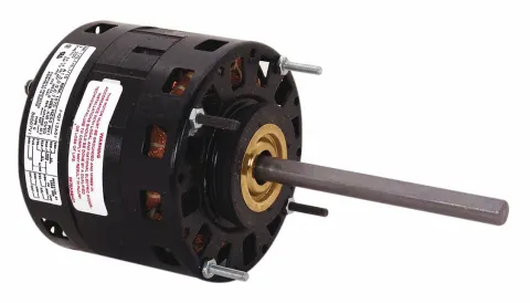 CENTURY Direct Drive Blower Motor: 3 Speed, Open Air-Over, Ring Mount, 1/5 HP, 1,075 Nameplate RPM