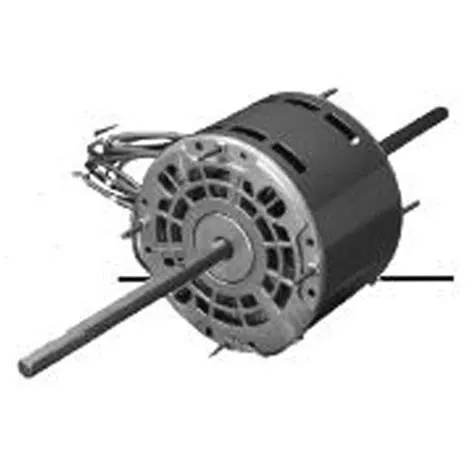 1124 Nidec 1/5 hp 1075 RPM 208-230V 5.0" Dia. (No Base) 1-Speed Open Fan Motor