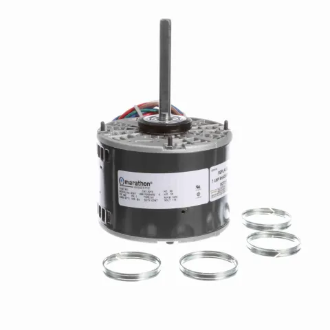 Marathon X219 PSC Direct Drive Blower Motor, 5-5/8" Dia., 1/5 HP, 1075 RPM