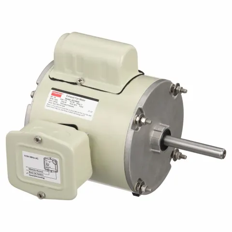 DAYTON Corrosion Resistant Direct Drive Motor: 1/6 HP, 1,625 Nameplate RPM, 115V AC, Non-Std Frame