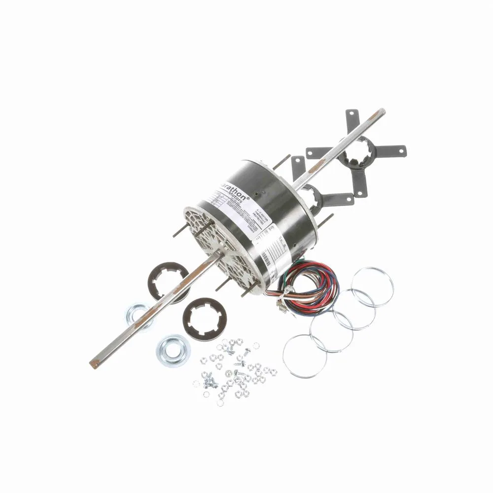 Marathon X042 PSC Double Shafted Direct Drive Blower Motor, 5-5/8" Dia., 1/6 HP, 1075 RPM
