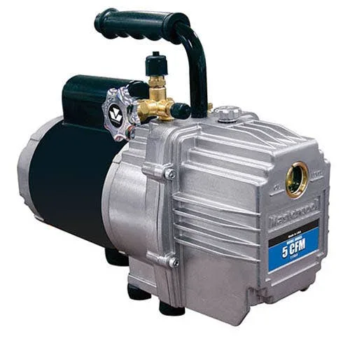 Mastercool 90065-J 2-Stage Vacuum Pump, Japanese Standard, 1/3 HP Motor, 5 CFM, 100V, 50/60 Hz