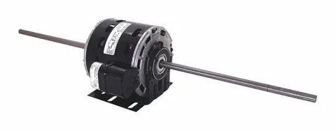 CENTURY Direct Drive Blower Motor: 3 Speed, Open Air-Over, Resilient Base Mount, 1/8 HP, 115V AC