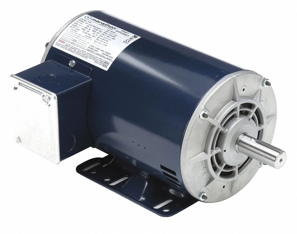 MARATHON MOTORS Belt Drive Motor: 2 Speed, Open Dripproof, Rigid Base Mount, 1 1/2/3/8 HP, 460V AC MARATHON MOTORS Belt Drive Motor: 2 Speed, Open Dripproof, Rigid Base Mount, 1 1/2/3/8 HP, 460V AC