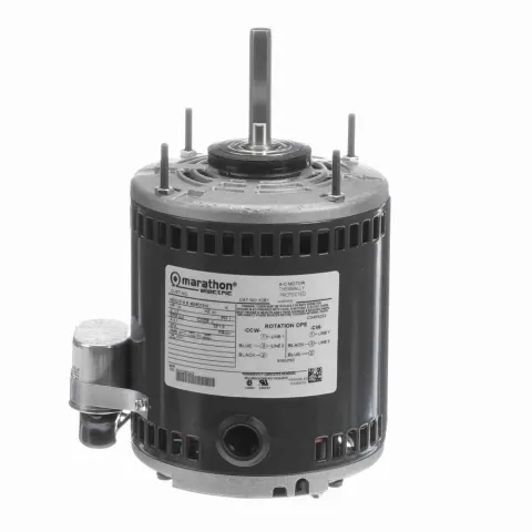 Marathon X261 PSC Blower Motor, 5-5/8" Dia., 1/8 HP, 825 RPM, Greenheck OEM Replacement