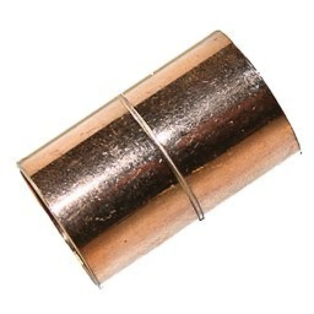 Copper Coupling with Stop, 1-1/8" OD