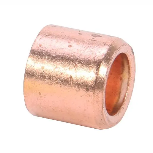 Copper Flush Bushing, 1" Fitting x 7/8" OD Copper