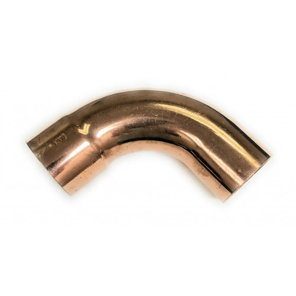 Copper 90° Long Turn Street Elbow, 1" Fitting x 1-1/8" OD Copper