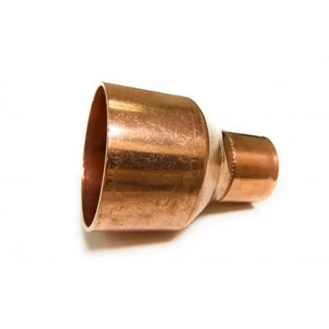 Copper Coupling Reducer with Stop, 4-1/8" x 2-5/8" OD