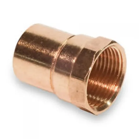 Copper Female Adapter, 1-5/8" OD x 2" NPT