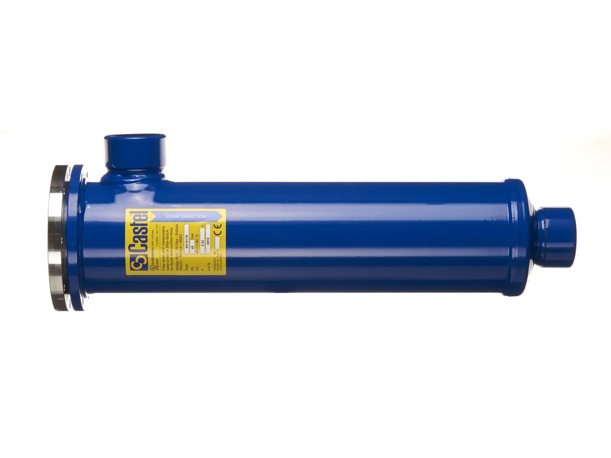 غلاف مجفف Castel 4413/17B، بثلاثة قلوب، ‎2-1/8 بوصة، لحام (Solder)، 45 بار