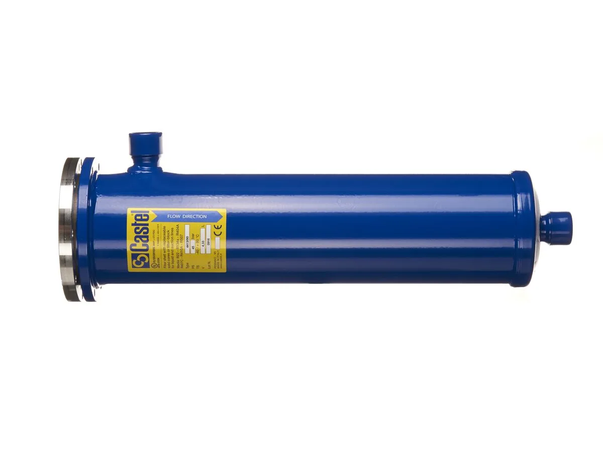 غلاف مجفف Castel 4413/9B، بثلاثة قلوب، ‎1-1/8 بوصة، لحام (Solder)، 45 بار