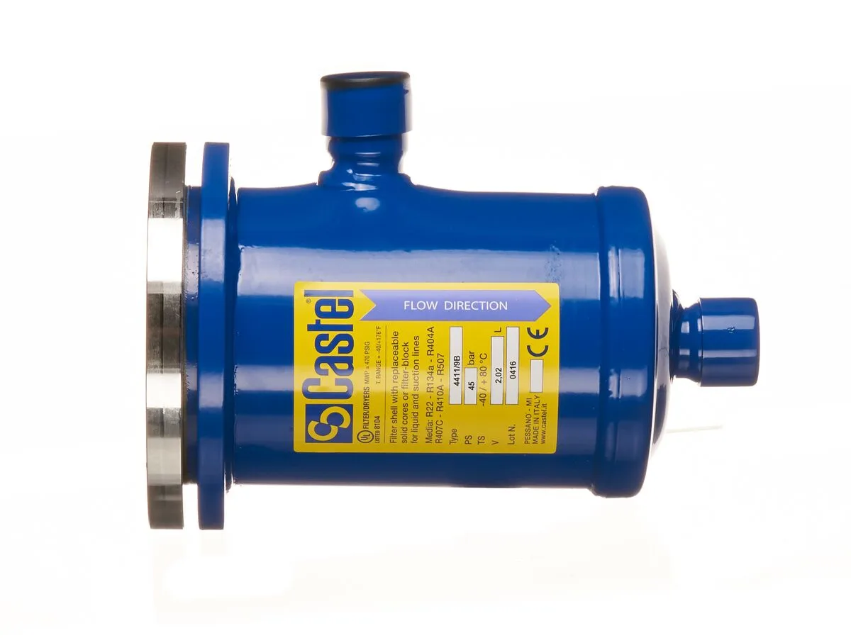 Castel 4411/9B Drier Shell, 1 Core, 1-1/8" Solder, 45 bar