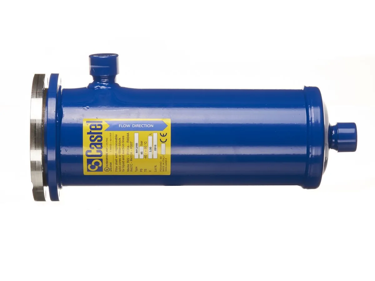 غلاف مجفف Castel 4412/9B، بقلبين، ‎1-1/8 بوصة، لحام (Solder)، 45 بار