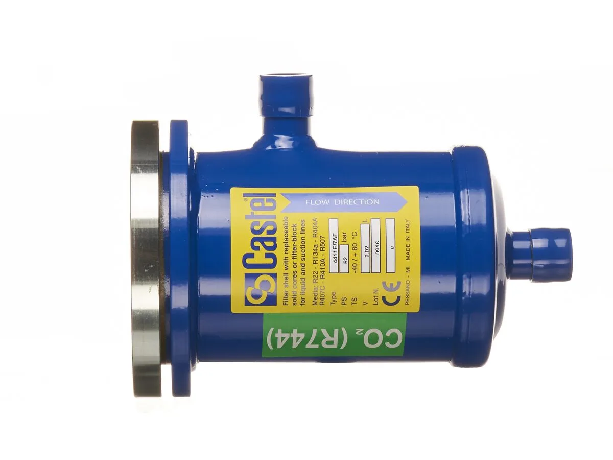 غلاف مجفف Castel 4411E/7AF، بقلب واحد، 7/8 بوصة، لحام (Solder)، 62 بار غلاف مجفف Castel 4411E/7AF، بقلب واحد، 7/8 بوصة، لحام (Solder)، 62 بار