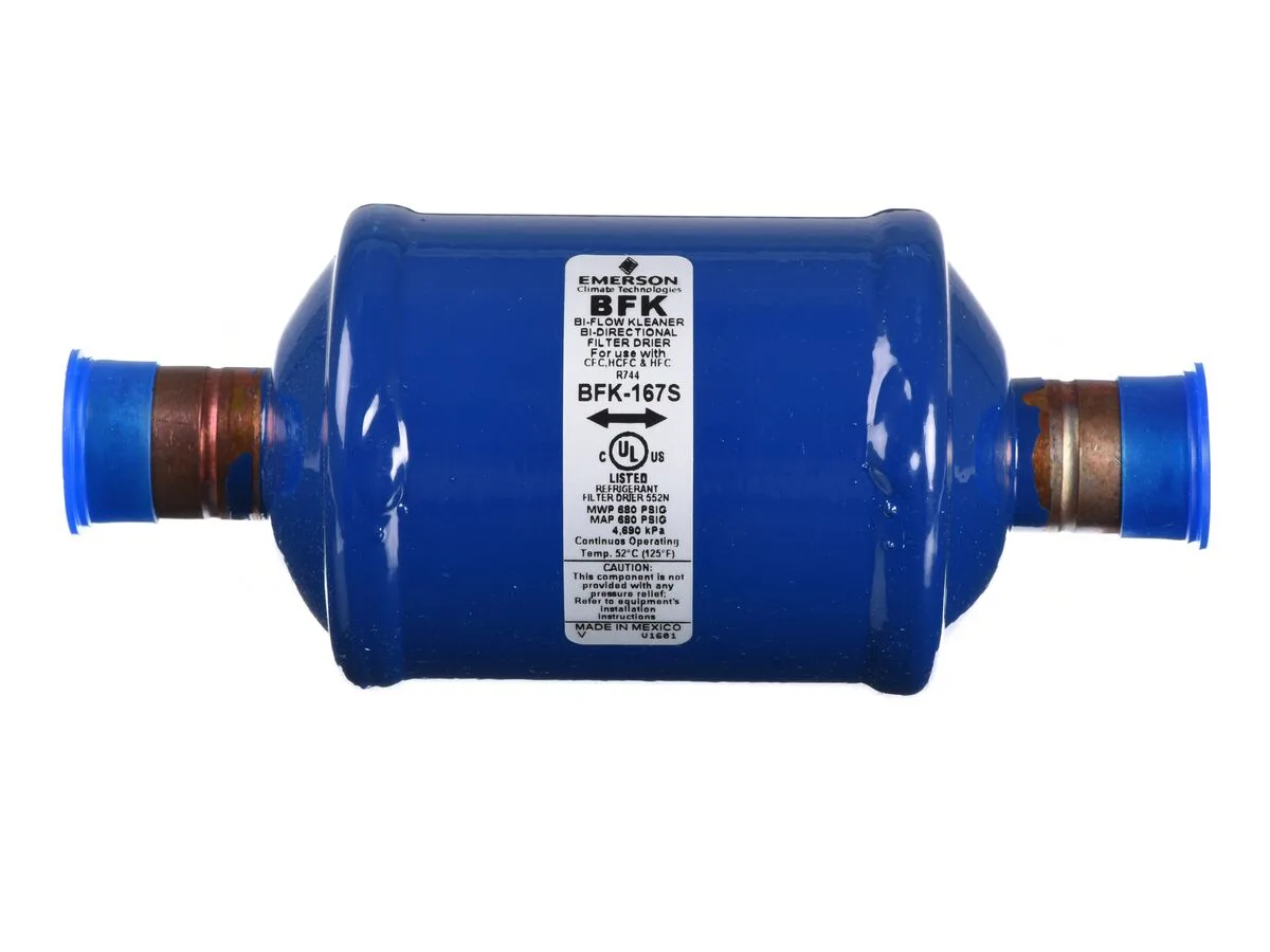 Copeland BFK167S Bi-Flow Drier, 7/8" Solder