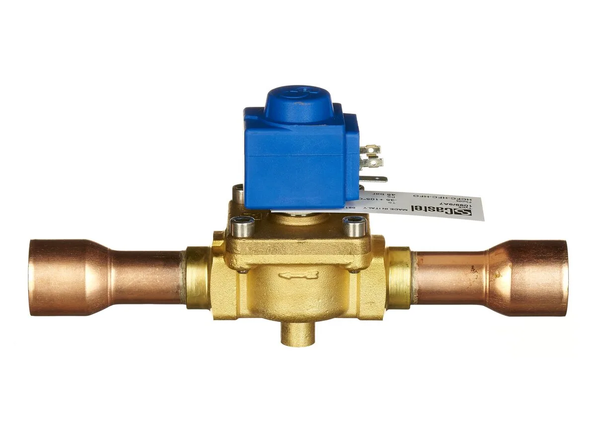 Castel Solenoid Valve 1 1/8" Solder 1099/9A7 Castel Solenoid Valve 1 1/8" Solder 1099/9A7