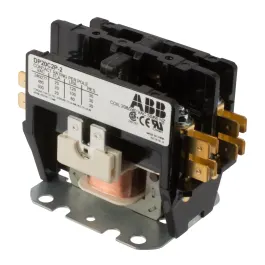 ABB, DP20C2P-2, 2 Pole, 20 Amps, 208-240VAC Coil, Definite Purpose Contactor