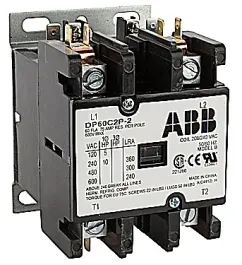 كونتاكتور ABB DP60C2P-4 لغرض محدد، ثنائي القطب، 60 أمبير، ملف 480 فولت تيار متردد