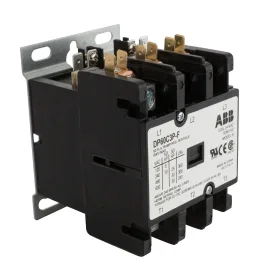 ABB, DP60C3P-F, 3 Pole, 60 Amps, 24VAC Coil, Definite Purpose Contactor