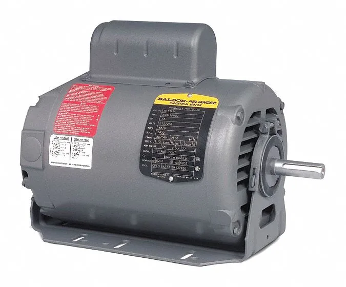 BALDOR ELECTRIC Fan and Blower Motor: 1 Speed, Open Air-Over, Resilient Base Mount, 1 HP, 56H Frame