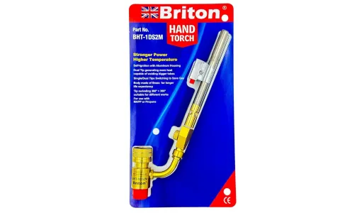 Briton Dual Tip Welding Torch for Copper Pipes & Tubes - Single & Dual Switch