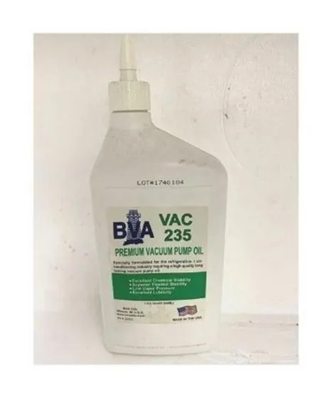 زيت مضخات التفريغ BVA VAC-235 سعة 1 كوارت (946 مل)
