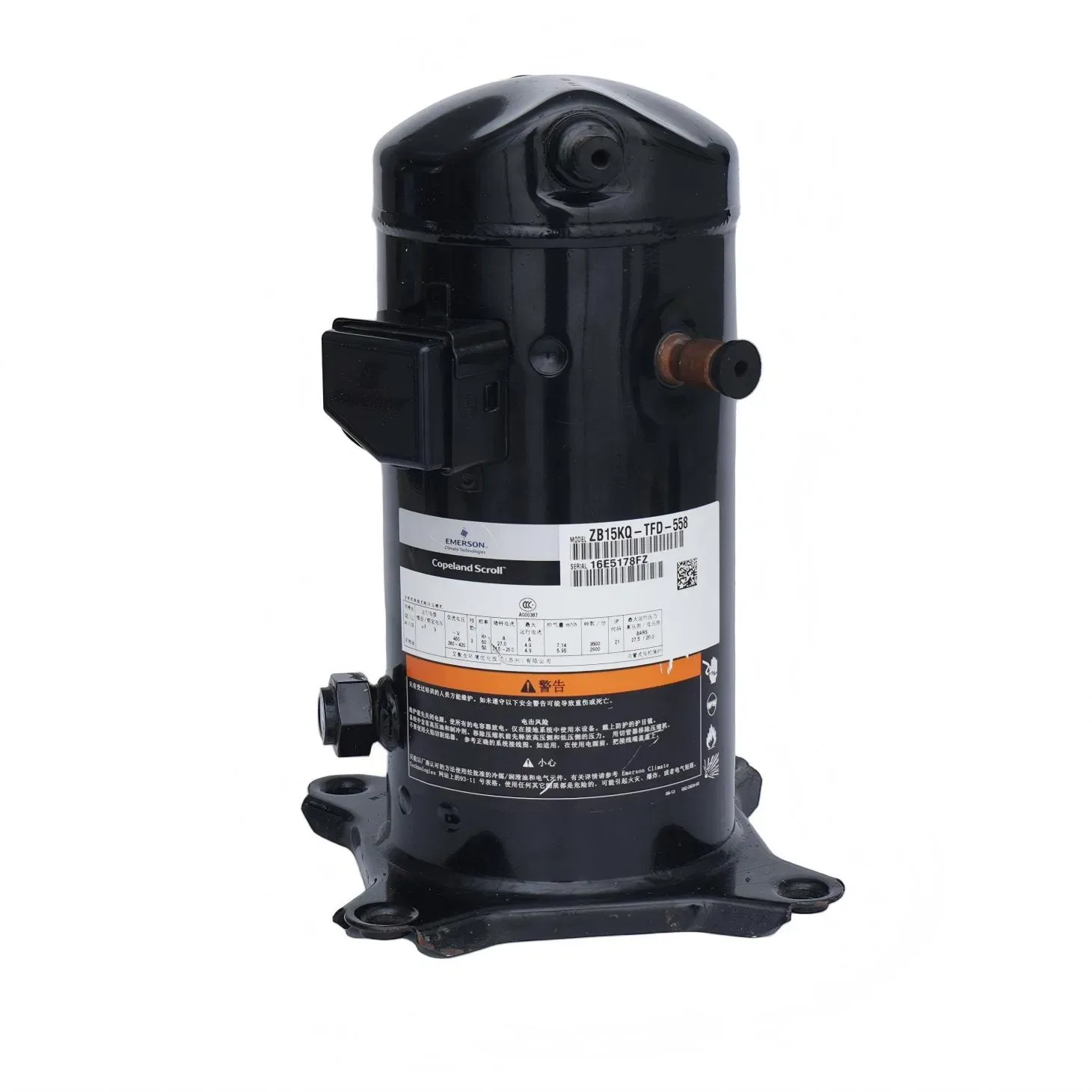 ضاغط سكرول Copeland ZB95KQE-TFD-551، 10 حصان