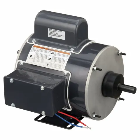 DAYTON Direct Drive Blower Motor: 1 HP, 1,100 Nameplate RPM, 115V AC, Non-Std Frame, 1,001-1,100
