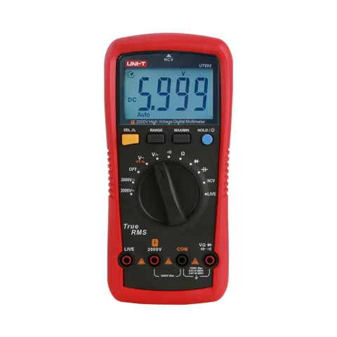 UT892 2000V AC/DC High Voltage Digital Multimeter - UNI-T Meters