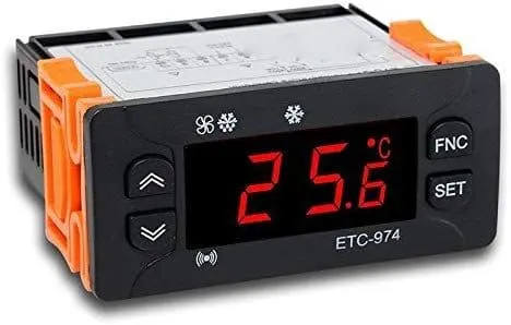 جهاز تحكم في درجة الحرارة Elitech ETC-974، 230 فولت، للتخزين البارد