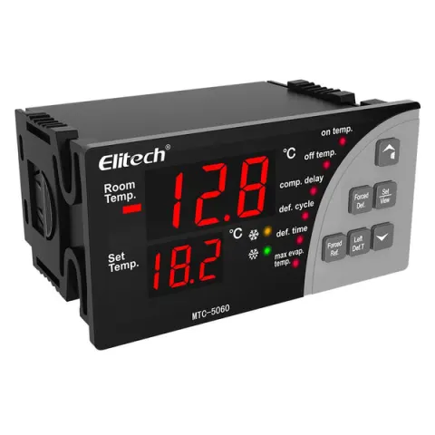 جهاز تحكم رقمي في درجة الحرارة Elitech MTC-5060 عام الاستخدام للغرف الباردة والثلاجات