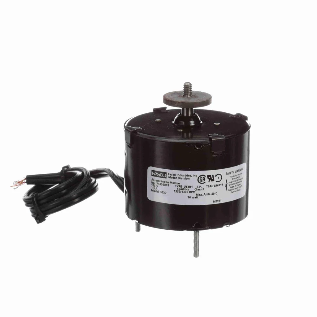 محرك مروحة تبريد Fasco D437 بقطب مظلل، قطر 3.3 بوصة