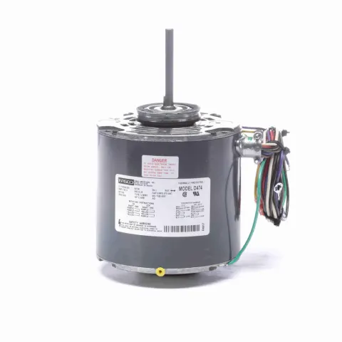 محرك مروحة المكثف والمضخة الحرارية Fasco D474 بمكثف دائم PSC، قطر 5 بوصة، بديل للمحرك الأصلي