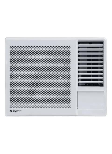 GREE Window Air Conditioner 1.5 Ton With Rotary Compressor, R410A - ROMA-R18C3-5 Years Full Parts Warranty ROMA-R18C3 White