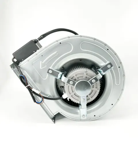EC 9-7 Air Flow 2500 m3/h 375W Centrifugal Fan 200-1500RPM With 0-10V Controller