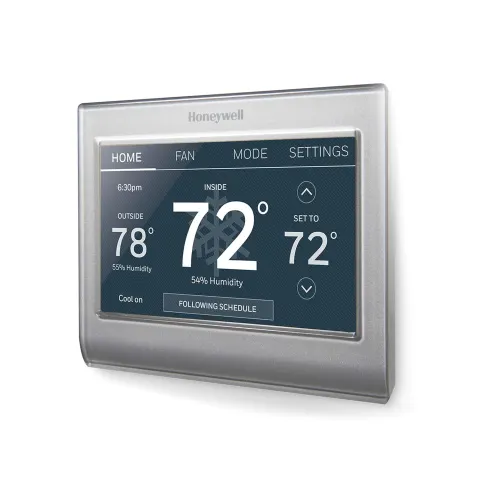 Honeywell Home Rth9585Wf1004 Wi-Fi Smart Color Thermostat, 7 Day Programmable, Touch Screen, Energy Star, Alexa Ready, C-Wir…