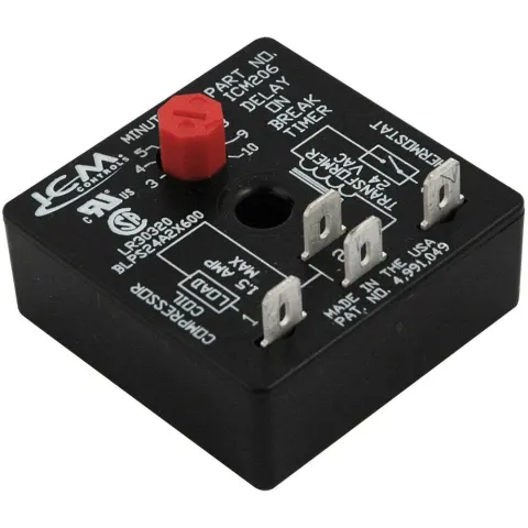 ICM Controls ICM206B Delay on Break Timer, 3-10 Min, 18-30 VAC