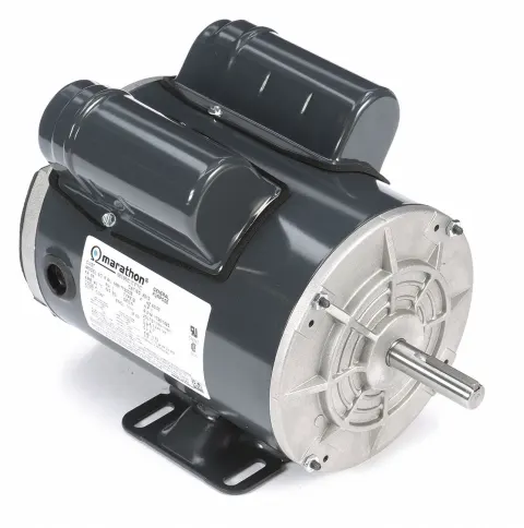 MARATHON MOTORS Belt Drive Motor: 1 Speed, Totally Enclosed Nonventilated, Rigid Base Mount, 1 HP