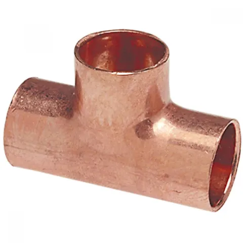 Metric Copper Tee, 6 mm OD