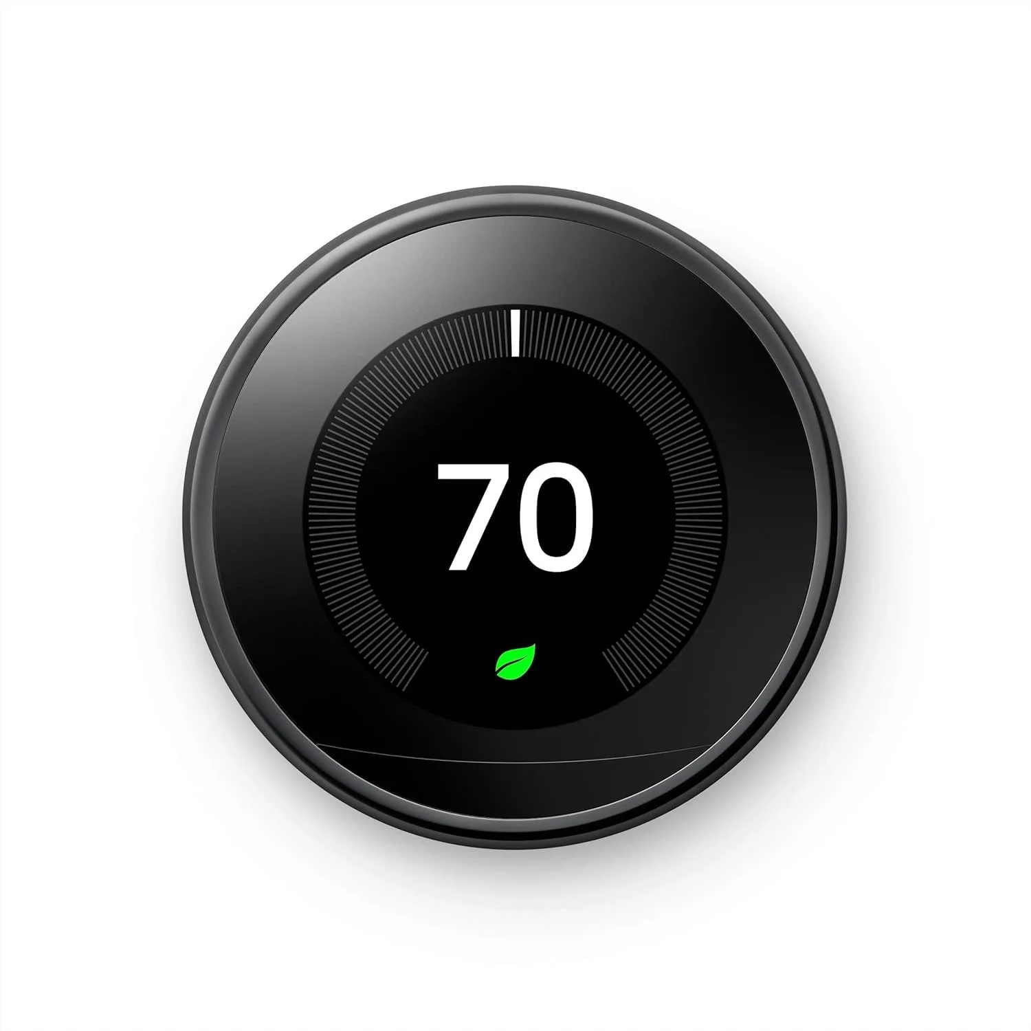 Nest 3rd Generation learning programmable Thermostat Mirror Black T3017US Nest 3rd Generation learning programmable Thermostat Mirror Black T3017US