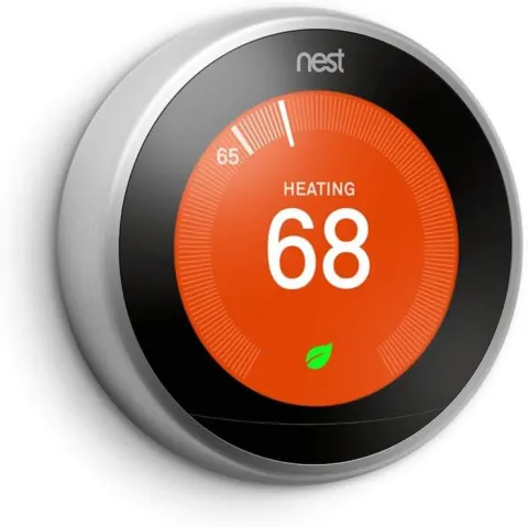 Nest 3rd Generation Pro Edition Learning Thermostat Stainless Steel T3008US