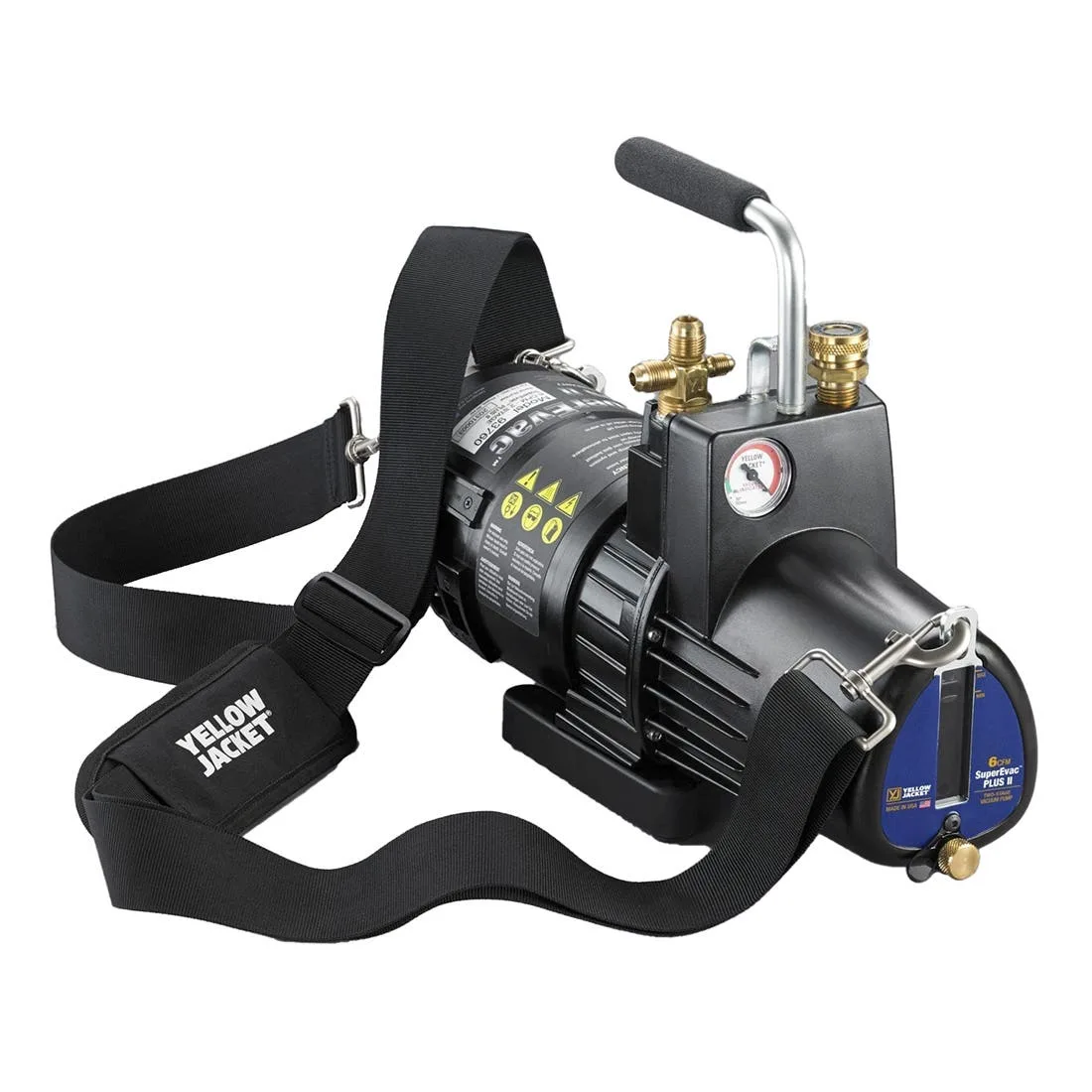 Yellow Jacket 93798 SuperEvac PLUS II Vacuum Pump, 100-127V/220-240V, 11 CFM 311 L/M, AU/NZ Plug