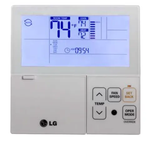 PREMTB10U - LG Multi-V Wired 7-Day Programmable Thermostat - MEZ65447810 - EBR61891013 - AKB73355711 - AAA74569003