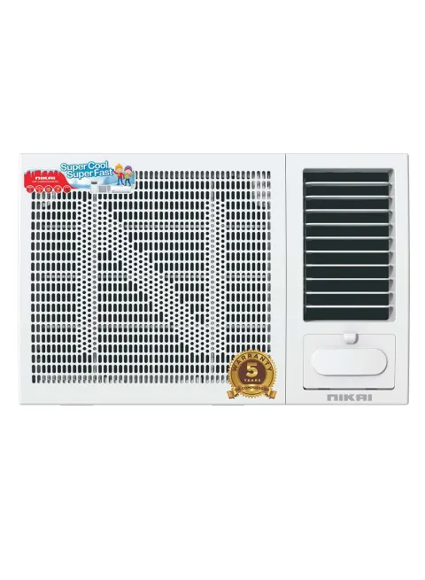 NIKAI 1.5 Ton Window Air Conditioner 18000 BTU, T3 Rotary Compressor, Grooved Copper Tubing & Quiet Operation, Optimized Air…