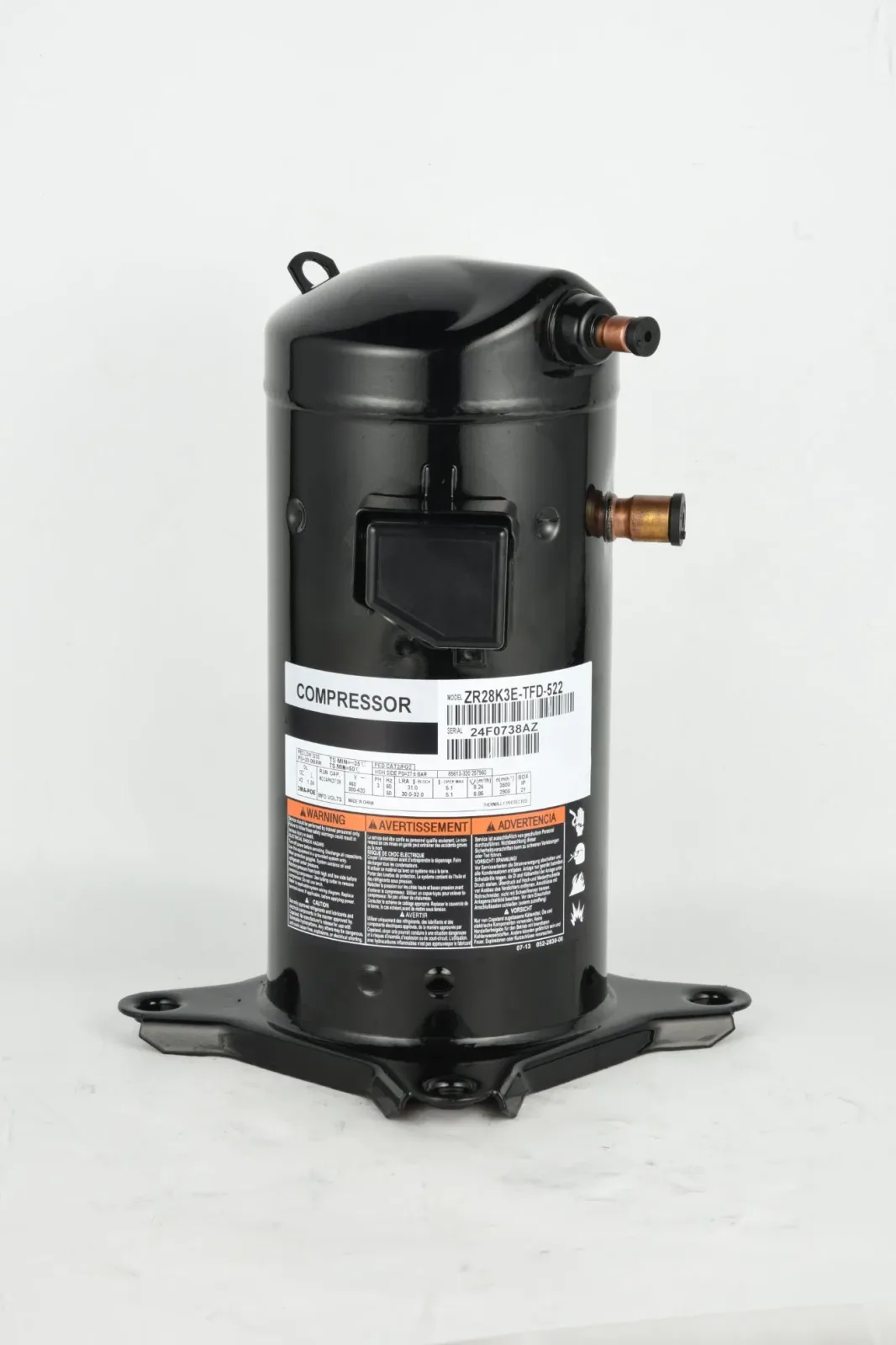 R22 Refrigerant Zr160kce-Tfd-522 Copeland Scroll Compressor