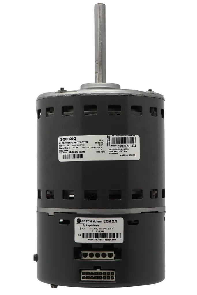 محرك نفخ Rheem 51-24376-18-02 ECM 2.3، 1 حصان