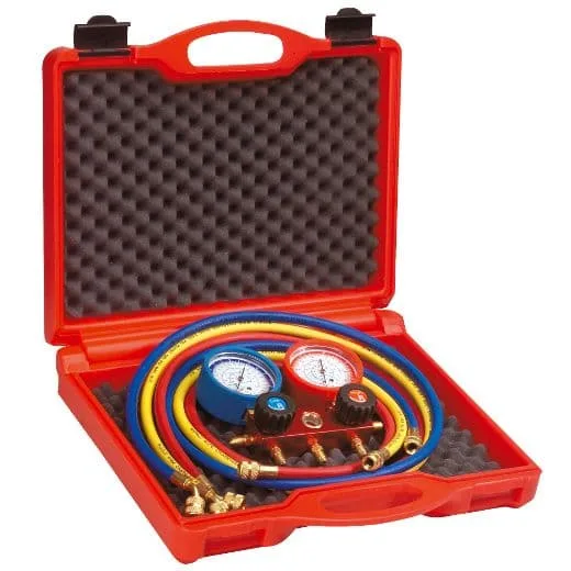 Rothenberger Air Con Gauges 2 Way - With Hoses