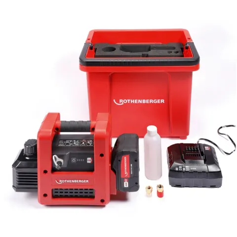 Rothenberger Battery Powered ROAIRVAC CL 5 CFM Vacuum Pump