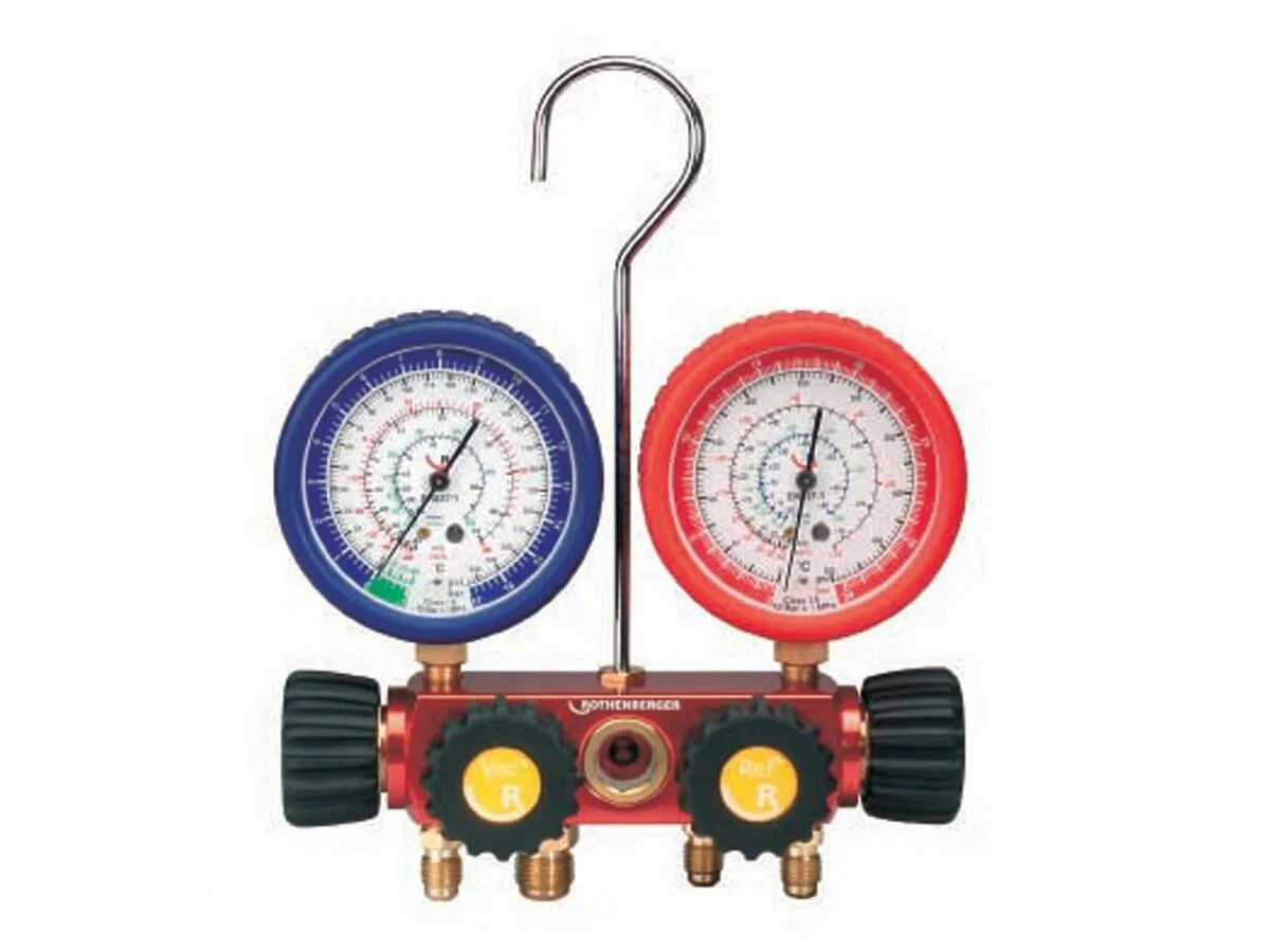 Rothenberger Manifold Gauge Set 4 Way Kpa